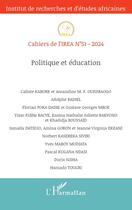 Couverture du livre « Politique et education - vol512024 » de  aux éditions L'harmattan