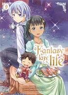 Couverture du livre « A fantasy lazy life Tome 9 » de Tsunehiko Watanabe et Neko Hinotsuki aux éditions Delcourt