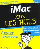 Couverture du livre « Imac pour les nuls (3ème édition) » de Pogue David aux éditions First Interactive