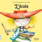 Couverture du livre « Jiji et Pichou t.7 ; l'école » de Ginette Anfousse aux éditions La Courte Echelle