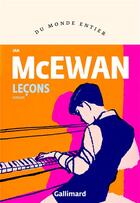 Couverture du livre « Leçons » de Ian Mcewan aux éditions Gallimard