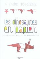 Couverture du livre « Dinosaures en papier (les) a faire soi meme » de Schultz aux éditions De Vecchi