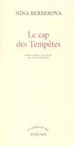 Couverture du livre « Le cap des tempetes » de Nina Berberova aux éditions Actes Sud