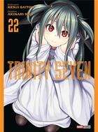 Couverture du livre « Trinity Seven Tome 22 » de Kenji Saito et Akinari Nao aux éditions Panini