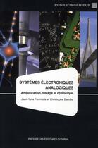 Couverture du livre « Systèmes électroniques analogiques » de  aux éditions Pu Du Midi