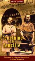 Couverture du livre « Enclume Et La Faucille (L') » de Gauchais Martial aux éditions Cheminements
