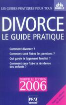 Couverture du livre « DIVORCE » de Emmanuele Vallas-Lenerz aux éditions Prat
