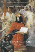 Couverture du livre « Mélanges Germain Sicard » de  aux éditions Putc