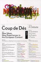 Couverture du livre « Coup de dés 3 ; new ideas, new experiences in the European context » de  aux éditions Actar