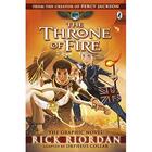 Couverture du livre « The Kane Chronicles: The Throne Of Fire: The Graphic Novel » de Rick Riordan aux éditions Children Pbs