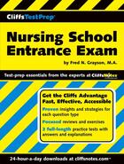 Couverture du livre « CliffsTestPrep Nursing School Entrance Exam » de Grayson Fred N aux éditions Houghton Mifflin Harcourt