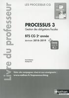 Couverture du livre « Processus 3 - bts cg 2eme annee (les processus cg) professeur - 2018 » de Antitomaso/Clerc aux éditions Nathan