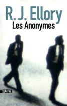 Couverture du livre « Les anonymes » de Roger Jon Ellory aux éditions Sonatine