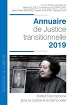 Couverture du livre « Annuaire de justice transitionnelle (édition 2019) » de  aux éditions Ifjd