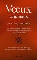 Couverture du livre « Voeux originaux pour chaque occasion » de Cedric Gervy aux éditions Chantecler