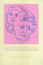 Couverture du livre « REVUE FONTENELLE N.1 » de Revue Fontenelle aux éditions Pu De Rouen