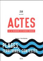 Couverture du livre « ACTES DE LA RECHERCHE SCIENCES SOCIALES » de Pierre Bourdieu aux éditions Seuil