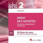 Couverture du livre « DCG 2 ; droit des sociétés (édition 2017/2018) » de Laetitia Simonet aux éditions Gualino