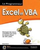 Couverture du livre « Excel et VBA » de Mikael Bidault aux éditions Pearson