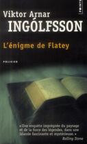 Couverture du livre « L'énigme de Flatey » de Viktor Arnar Ingolfsson aux éditions Points