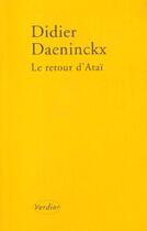 Couverture du livre « Le retour d'AtaÏ » de Didier Daeninckx aux éditions Verdier