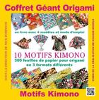 Couverture du livre « Coffret géant origami ; motifs kimono » de Nick Robinson aux éditions Nuinui