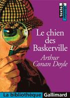 Couverture du livre « Le chien des Baskerville » de Arthur Conan Doyle aux éditions Gallimard