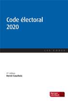 Couverture du livre « Code électoral (édition 2020) » de Herve Cauchois aux éditions Berger-levrault
