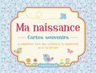 Couverture du livre « Cartes souvenirs - ma naissance (bleu) » de  aux éditions Chantecler