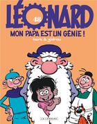 Couverture du livre « Léonard Tome 48 : mon papa est un génie ! » de Zidrou et Turk aux éditions Lombard