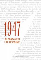 Couverture du livre « 1947 ; almanach littéraire » de David Martens aux éditions Impressions Nouvelles