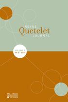 Couverture du livre « Revue Quetelet - Volume 2 - N 2 -2014 » de  aux éditions Pu De Louvain