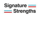 Couverture du livre « Signature strengths » de  aux éditions Sternberg Press