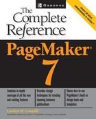 Couverture du livre « Pagemaker(r) 7 - the complete reference » de Connally Carolyn M. aux éditions Mcgraw-hill Education