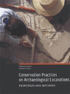 Couverture du livre « Conservation practices on archaeological excavations » de  aux éditions Getty Museum