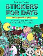 Couverture du livre « Stickers for days /anglais » de Thompson Brita Lynn aux éditions Random House Us