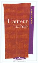 Couverture du livre « L'auteur » de Alain Brunn aux éditions Flammarion