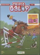 Couverture du livre « Triple galop Tome 1 » de Benoit Du Peloux et Michel Rodrigue aux éditions Bamboo