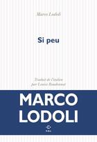Couverture du livre « Si peu » de Marco Lodoli aux éditions P.o.l