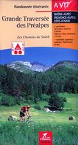 Couverture du livre « Grande traversee des prealpes les chemins du soleil » de  aux éditions Chamina