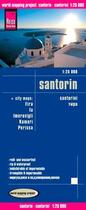 Couverture du livre « Santorin - 1/25.000 » de  aux éditions Craenen