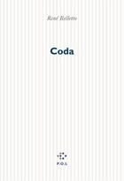 Couverture du livre « Coda » de Rene Belletto aux éditions P.o.l