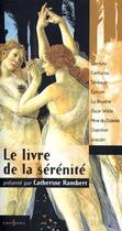 Couverture du livre « Le livre de la serenite » de Catherine Rambert aux éditions Editions 1