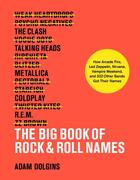 Couverture du livre « The big book of rock n roll names » de Adam Dolgins aux éditions Abrams Uk