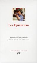 Couverture du livre « Les épicuriens » de  aux éditions Gallimard