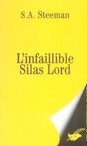 Couverture du livre « L'infaillible Silas Lord » de Stanislas-Andre Steeman aux éditions Editions Du Masque