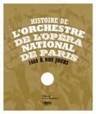 Couverture du livre « Orchestre De L'Opera De Paris De 1669 A Nos Jours (L') » de Agnes Terrier aux éditions La Martiniere