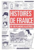 Couverture du livre « Histoires de France ; en 100 planches illustrées » de Nayel Zeaiter aux éditions La Martiniere Jeunesse