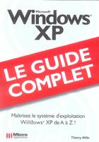 Couverture du livre « Windows Xp » de Thierry Mille aux éditions Micro Application
