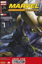 Couverture du livre « Marvel Universe n.2013/1 : Thanos rising » de Marvel Universe aux éditions Panini Comics Mag